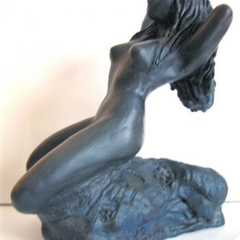 Sculpture intitulée "Sirène" par Sylvie Roger-Boucher, Œuvre d'art originale, Terre cuite