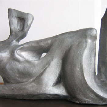 Sculpture intitulée "detente.jpg" par Sylvie Roger-Boucher, Œuvre d'art originale, Terre cuite