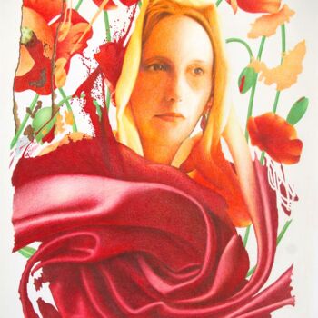 Σχέδιο με τίτλο "Maelstrom" από Sylvie Talon, Αυθεντικά έργα τέχνης, Μολύβι