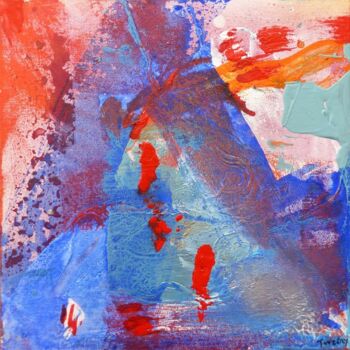Ζωγραφική με τίτλο ""Wave" n°4" από Sylvie Touzery, Αυθεντικά έργα τέχνης, Ακρυλικό