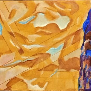 Pittura intitolato ""Cascade colorée"" da Sylvie Vaudon, Opera d'arte originale, Acrilico Montato su Telaio per barella in l…