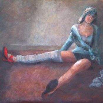 Peinture intitulée "la danseuse" par Sylvie Beuzen, Œuvre d'art originale
