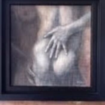 Peinture intitulée "la main" par Sylvie Beuzen, Œuvre d'art originale