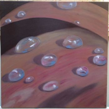 Peinture intitulée "gouttes d'eau 2" par Sbx, Œuvre d'art originale