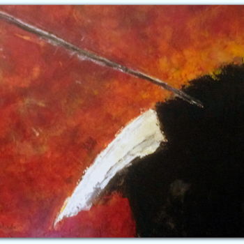 Painting titled "TAUROMACHIE" by Sylvie Del Gallo, Original Artwork