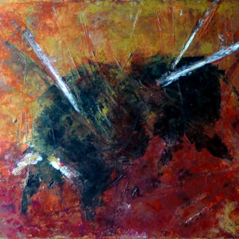 Pintura intitulada "EL TORO" por Sylvie Del Gallo, Obras de arte originais, Acrílico