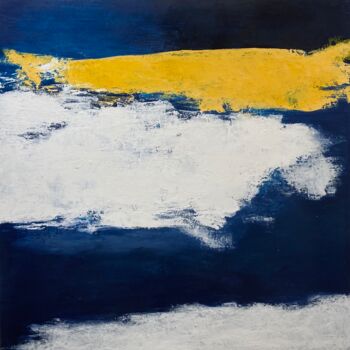 Malerei mit dem Titel "Night sky" von Sylvie Hamou, Original-Kunstwerk, Acryl