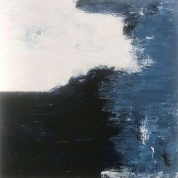 Pintura intitulada "Out of the blue II" por Sylvie Hamou, Obras de arte originais, Acrílico