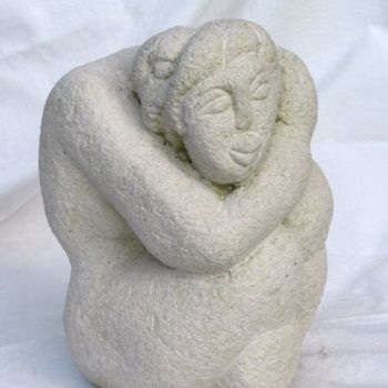 Skulptur mit dem Titel "Enlacés" von Sylviehebrard, Original-Kunstwerk