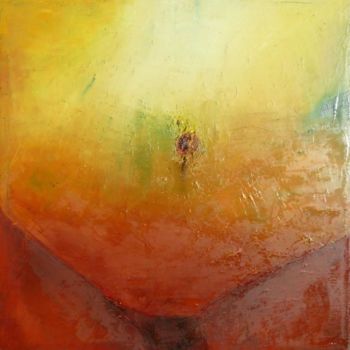 Картина под названием "Lien" - Sylviehebrard, Подлинное произведение искусства, Масло