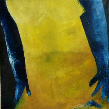 Peinture intitulée "Traverssée" par Sylviehebrard, Œuvre d'art originale, Huile