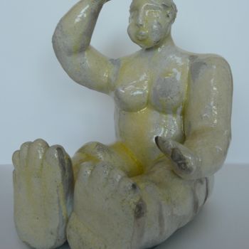 Sculpture titled "Au soleil" by Sylviehebrard, Original Artwork, Ceramics