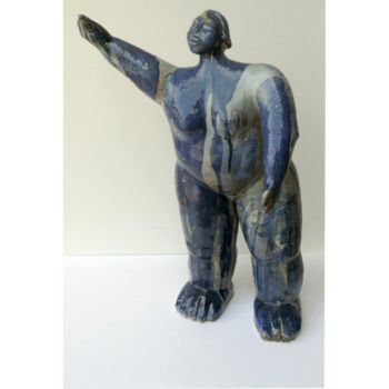 Sculpture titled "Liberté" by Sylviehebrard, Original Artwork, Ceramics