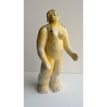 Sculpture titled "LA PASSANTE" by Sylviehebrard, Original Artwork, Ceramics