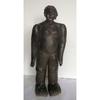Rzeźba zatytułowany „FEMME DEBOUT” autorstwa Sylviehebrard, Oryginalna praca, Ceramika