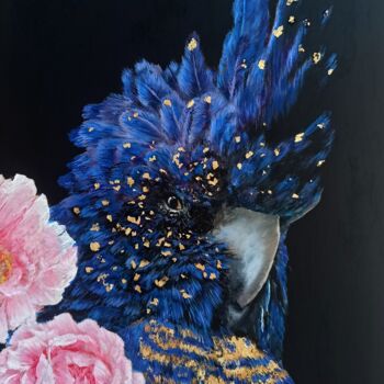 Pittura intitolato "Blue" da Sylvie Lescan, Opera d'arte originale, Acrilico