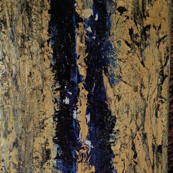 Peinture intitulée "Blue" par Sylvine Menonville, Œuvre d'art originale, Acrylique
