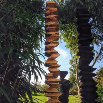 Скульптура под названием "ROLA 14" - Sylvio Eisl, Подлинное произведение искусства, Дерево