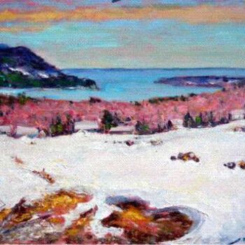 Painting titled "BStPaulSpring_Thaw2…" by Sylvio Gagnon, Original Artwork