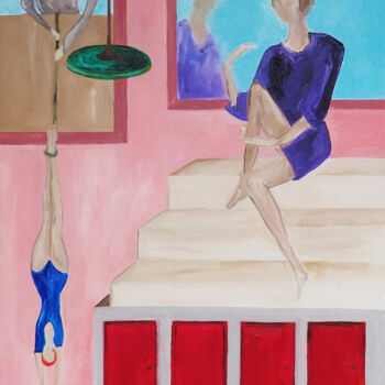 Malarstwo zatytułowany „Wybór?” autorstwa Sylwia Giza, Oryginalna praca, Olej