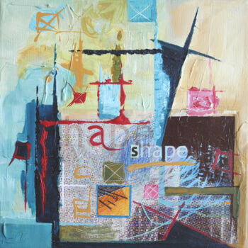 Malerei mit dem Titel "A Shape" von Symesia, Original-Kunstwerk, Acryl