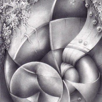 Drawing titled "A Different Song ..." by Symona Colina, Original Artwork, Graphite