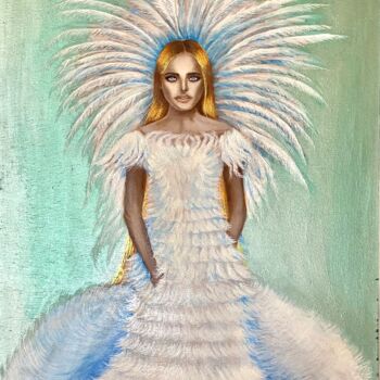 Pintura intitulada "Queen" por Syncope Mars, Obras de arte originais, Acrílico