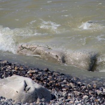 Photographie intitulée "Mer" par Syrielle, Œuvre d'art originale