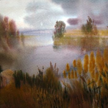 Картина под названием "Дыхание осени" - Syrov, Подлинное произведение искусства, Масло