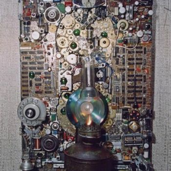 Картина под названием "Машина времени,найд…" - Syrov, Подлинное произведение искусства