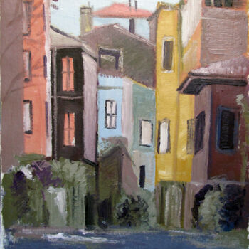 Pintura intitulada "Street 2" por Szabrina Maharita, Obras de arte originais, Óleo