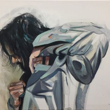 Pintura titulada "Shroud XVI." por Szabrina Maharita, Obra de arte original, Acrílico