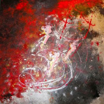 Pittura intitolato "LA LIBERTE DES ANGES" da Sandra Szaja, Opera d'arte originale