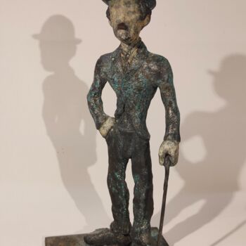 Sculpture titled "Adam is... Charlie…" by Szymon Dajnowicz, Original Artwork, Bronze