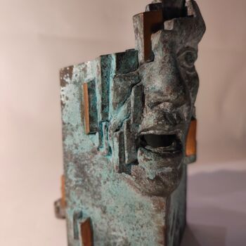 Sculpture titled "Disintegration of t…" by Szymon Dajnowicz, Original Artwork, Bronze