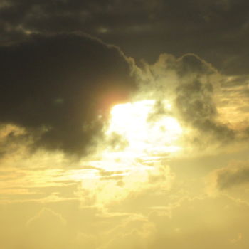 Photography titled "sun and clouds" by Tom Schrijver, Original Artwork, Digital Photography