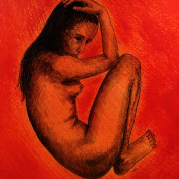 Картина под названием "solitude II" - Tato, Подлинное произведение искусства, Акрил