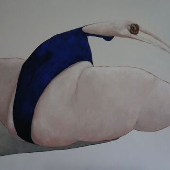 Schilderij getiteld "Ballet dancer" door Ta Byrne, Origineel Kunstwerk, Olie