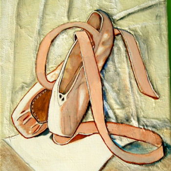 Картина под названием "chausson de danse 1" - Tablogduperrier, Подлинное произведение искусства, Масло