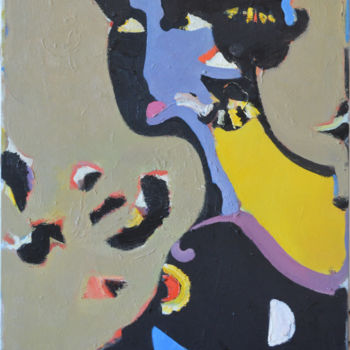 Pittura intitolato "Woman Portrait 2" da Tabriz Abdullayev, Opera d'arte originale, Olio