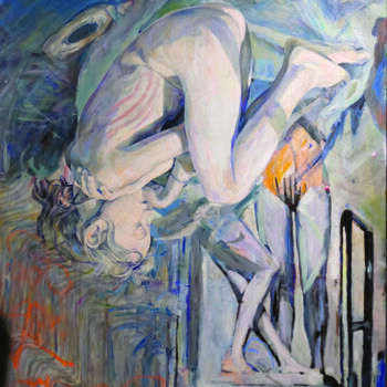 Peinture intitulée "Fany erinnert sich…" par Tada Tru Chill, Œuvre d'art originale, Acrylique