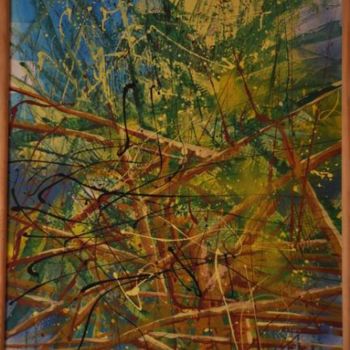 Painting titled "Marsh grass" by Tadeusz Iwańczuk, Original Artwork, Other