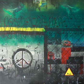 Painting titled "The cycle of civili…" by Tadeusz Iwańczuk, Original Artwork, Oil