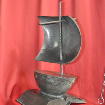 Sculpture titled "Les Lusiades 2" by Georges Tag, Original Artwork, Bronze