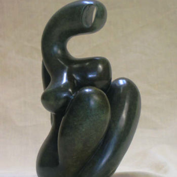 Escultura intitulada "la Bretonne" por Georges Tag, Obras de arte originais, Metais