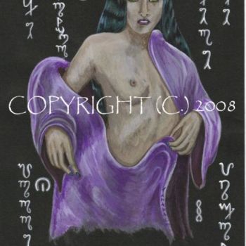 Painting titled "THEBANA" by Tahala, Original Artwork