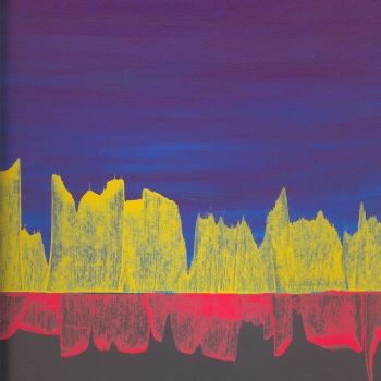 Painting titled "L'Ombre de la Civil…" by Mohamed Tahdaini, Original Artwork