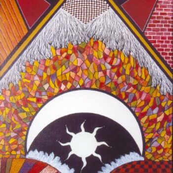 Peinture intitulée "La Magie des Couleu…" par Mohamed Tahdaini, Œuvre d'art originale