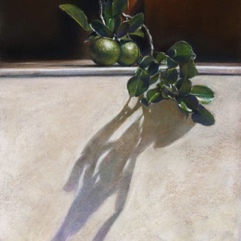 Картина под названием "Limes Under The Sun…" - Taimeng Lim, Подлинное произведение искусства, Пастель