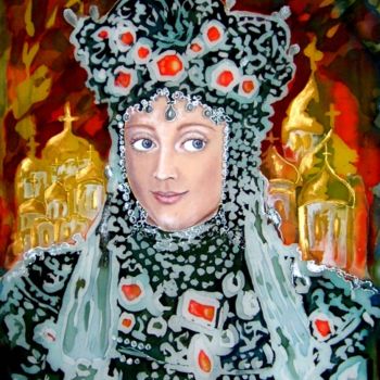 Artigianato intitolato "Боярыня." da Taisia Salnikova, Opera d'arte originale